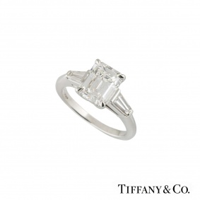 Tiffany & Co. Diamond Platinum Ring 2.02ct G/VS1